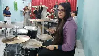 A Ele a Glória drum cover Neli batera 🥁🥁
