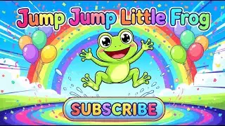 Jump Jump Little Frog | Kids Action Song | Jump & Hop Nursery Rhyme | Fun Kids Rhymes #kidsrhymes