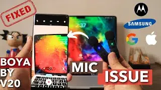 Fixed: Boya BY-V20 mic not working in Moto Samsung Pixel and Macbook