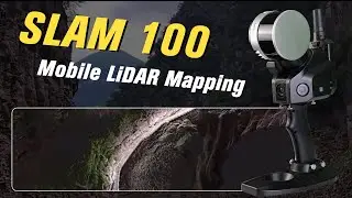 SLAM100 Handheld LiDAR Scanner Point Clouds Animation | Mobile Mapping Solution
