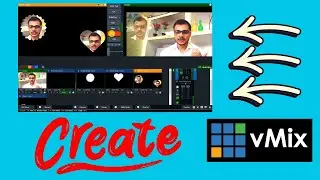 vMix Video & Camera any Shape with effect |  Create a Circular Camera in vMix Multiple