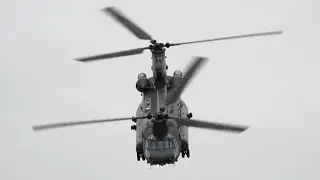 【4K】RIAT 2016 RAF Chinook HC4 暴走バス！！