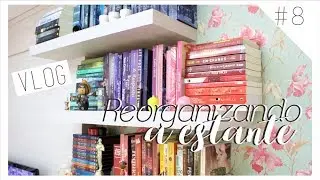 (re)ORGANIZANDO MINHA ESTANTE DE LIVROS + Vocês querem sorteio? // #VEDA 8