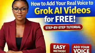 How to Add Your Real Voice to Grok AI Videos for Free (Step-by-Step Tutorial)