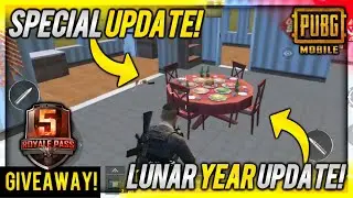 PUBG MOBILE - NEW UPDATE CHICKEN DINNER HOUSE 😲|| 0.13.5 Lightspeed || Elite Royal Pass Giveaway