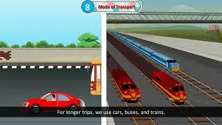 Ch 8 | Pan India | Gk | Book 1 | Mode Of Transport | For children