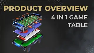 PRODUCT OVERVIEW 4 In 1 Game Table
