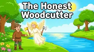 The Honest Woodcutter Story for Kids | Moral Story | Honesty is the Best Policy