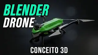 Drone Pulverizador Model Concept Design Blender 3d VR