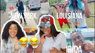 BRITISH GIRLS REACT TO ''How Different States Rap 😂😂'' | UK REACTION!🇬🇧