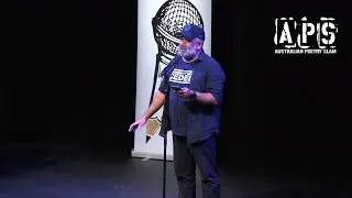 2023 Australian Poetry Slam National Co-Champion Rob Waters (NSW)