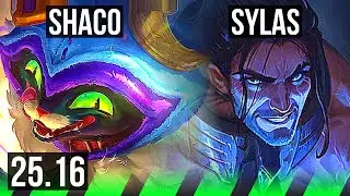 SHACO vs SYLAS (JGL) | Legendary | KR Master | 25.16