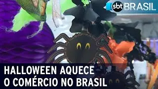 Comemora&ccedil;&otilde;es do Halloween aquecem as vendas no com&eacute;rcio  | SBT Brasil (22/0/22)