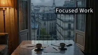 Soft Mug ☕ Quiet Rainy Cafe Jazz | Night Atmosphere for Calm Work