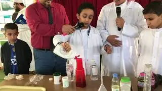 فعاليات برنامج الأسبوع العربي للكيمياء بابتدائية أنوار الفيحاء الأهلية بنين 1440 / 1441 هـ