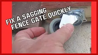 How To Fix a Sagging Fence Gate