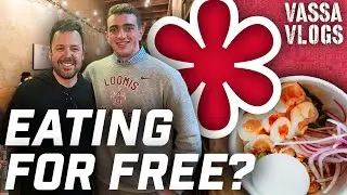 EATING FOR FREE AT MICHELIN STAR RESTAURANT | Vassa Vlogs