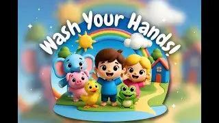 Wash Your Hands Song for Kids | Fun Nursery Rhyme | Preschool Hygiene Learning