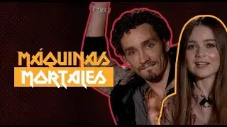 Protagonistas y director de Máquinas mortales