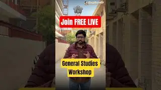 UPSC FREE LIVE General Studies Workshop | UPSC&nbsp;GS&nbsp;Strategy