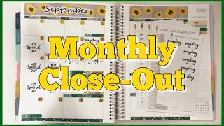 September monthly close-out | Real Numbers | Cash envelope system
