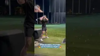 When Baseball Players Go To TopGolf Pt.5🔥 #golf