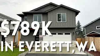 Inside Seattle Area's Most Affordable Neighborhood: Everett New Construction Home Tour
