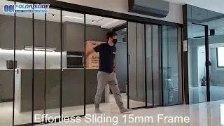 Telescopic Sliding Door by Foldn Slide.
