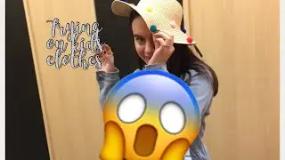 Trying on kids clothes target challenges part 1