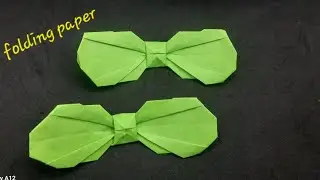 How to make paper bow.#easy #beautiful #paper