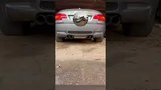 BMW m3 straight Pipe cold start #bmw #m3 #coldstart