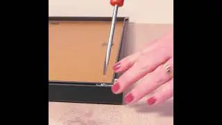 Aluminium Picture Frame open - Unscrew the Corners | Yourdecoration.com