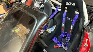 Sparco sprint L in a 1990 na Miata?! IT ALMOST FITS! PCI Mount