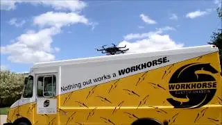 Horsefly Drone Video Truck Launch and Delivery