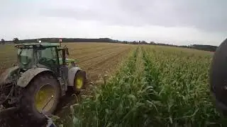 timelapse of maize harvest