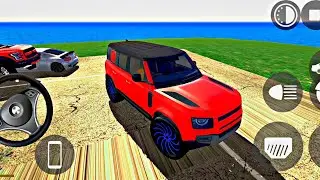 ​❤️ Modified Defender Spinner Wheels! 💎 भाई ये लाल कार तो एकदम बवाल है 😍 Indian Bike Driving 3D 🚀