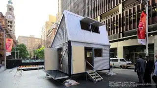 SHELTER/GRID Installed in Martin Place for Sydney Architecture Festival