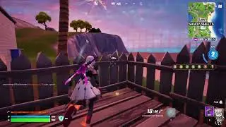 Play Fortnite use The Ageless Champion's Shockwave Hammer Bounce