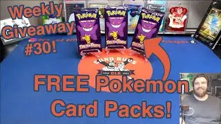 Weekly Giveaway 30! Win Free Pokemon Card Packs! THREE Winners for Trick or Trade Pokemon Packs!