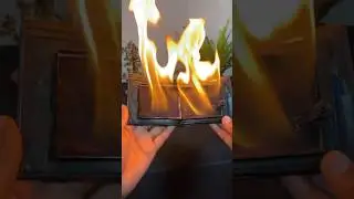 Pyromaniac in training 😂 #mywallet #gadget