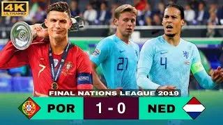 RONALDO WON THE TROPHY AGAINST VAN DIJK IN UEFA NATIONS LEAGUE FINAL 2019