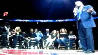 Isiah Thomas speaks of  Dennis Rodman Retire No.10 Jersey Pistons