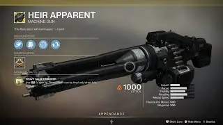 DESTINY 2: HOW TO GET HEIR APPARENT