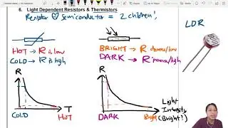[ARCHIVED] LDR and Thermistors | AS Current of Electricity | Cambridge A Level 9702 Physics