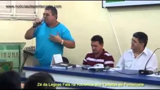 Z&eacute; da Legnas Fala na Auciencia dos Taxistas de Pentecoste