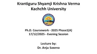 Ph.D. Coursework-2025 Phase1(A) 17/12/2025 - Evening Session (Day 3)