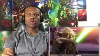 Star Wars Master Yoda VS Darth Sidious REACTION!!!