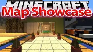 MINECRAFT - REDSTONE + PISTON HOUSE - MAP SHOWCASE !