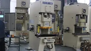 110T C Frame Mechanical Power Press With Hydraulic Overload Eccentric Presses with Pneumatic Clutch