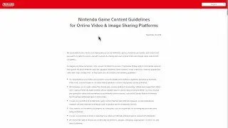 Nintendo Finally Opens Youtube Monetization For Everyone!